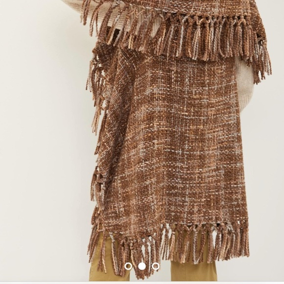 Anthropologie Brown Fringe Vest ***Coming soon*** - Picture 5 of 10